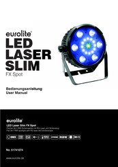 EuroLite LED Laser Slim FX Spot User Manual
