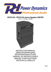 Power Dynamics PDY215A Instruction Manual