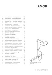 Hans Grohe AXOR Showerpipe 800 mm 27984 0 Series Instructions For Use Manual