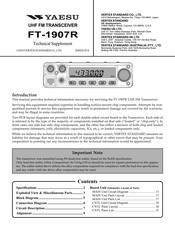 Yaesu FT-1907R Manual