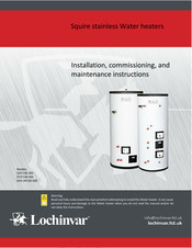 Lochinvar STCF130 Installation And Maintenance Instructions Manual