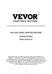 VEVOR MS36127A3 Instructions Manual