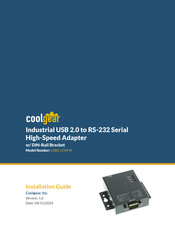 CoolGear USBG-COM-M Installation Manual
