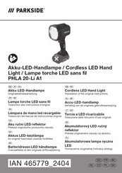 Parkside PHLA 20-Li A1 Instructions Manual
