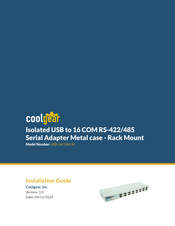 CoolGear USB-16COMi-M Installation Manual