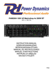 Power Dynamics 952.163 Instruction Manual