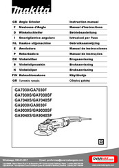 Makita GA7030SF Instruction Manual