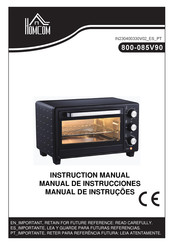 HOMCOM 800-085V90 Instruction Manual