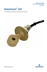Emerson Rosemount 225 Quick Start Manual