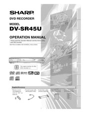 Sharp DV-SR45U Operation Manual