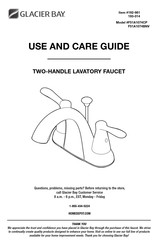 Glacier bay CENTERSET F51A1074CP Use And Care Manual