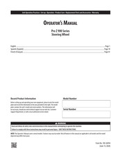 Cub Cadet Pro Z 900 Series Operator's Manual