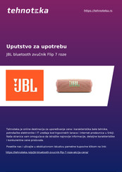 Harman JBL FLIP 7 Quick Start Manual