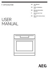 AEG BPK535270M User Manual