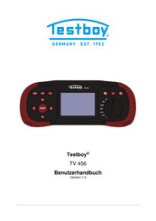 Testboy TV 456 Operating Instructions Manual
