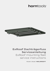 horntools ExRoof HMIL2RR02FIT Service Instructions Manual