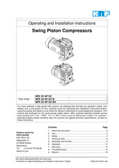 KNF NPK 02 AP DC Operating And Installation Instructions