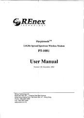REnex Technology Purpletooth PT-108U User Manual