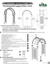 vita VA84245 Assembly Instructions Manual