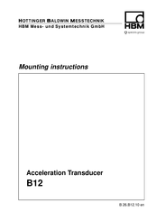 HBM B12 Mounting Instructions