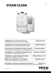 Tylo STEAM CLEAN Installation And Operating Instructions Manual