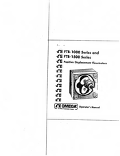 Omega FTB-1502 Operator's Manual