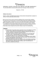 Vaxcel F0128 Manual