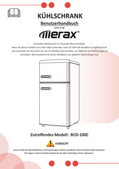 Merax BCD-100C User Manual