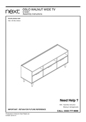 Next OSLO 616391 Assembly Instructions Manual