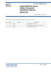 YOKOGAWA digitalYEWFLO Series User Manual