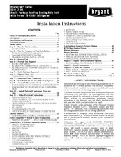 Bryant Preferred 551J D24 Series Installation Instructions Manual
