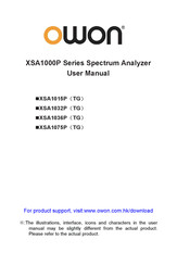 Owon XSA1036P User Manual