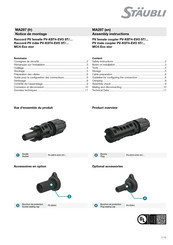 Staubli PV-KBT4-EVO ST Series Assembly Instructions Manual