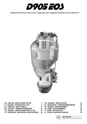 SORIN GROUP dideco D905 EOS Instructions For Use Manual