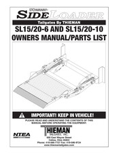 THIEMAN Stowaway SideLoader SL15/20-10 Owner's Manual