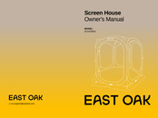 EAST OAK Screen House SCH23003 Owner's Manual