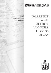 Immergas UI CONS Instructions And Warnings