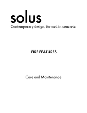 Solus Firetable Care And Maintenance