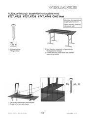 Venjakob 6738 Assembly Instructions Manual