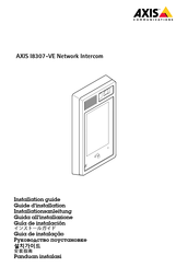 Axis I8307-VE Installation Manual