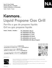 Kenmore PG-4030400LN-AZ User & Care Manual