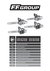 F.F. Group GCS 256 PLUS Original Instructions Manual