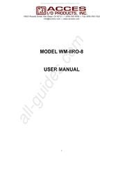 Acces I/O products WM-IIRO-8 User Manual