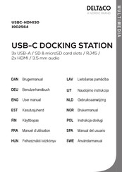 Deltaco USBC-HDMI30 User Manual
