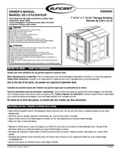 Suncast GS9500A Owner's Manual