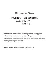 Midea EMB17G Instruction Manual