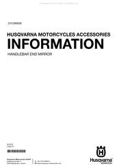 Husqvarna 21012940000 Information