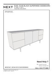 Next EVIE E73606 Assembly Instructions Manual