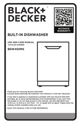 Black & Decker BDW400MS Use And Care Manual