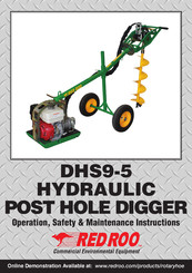 red roo DHS9-5 Operation, Safety & Maintenance Instructions